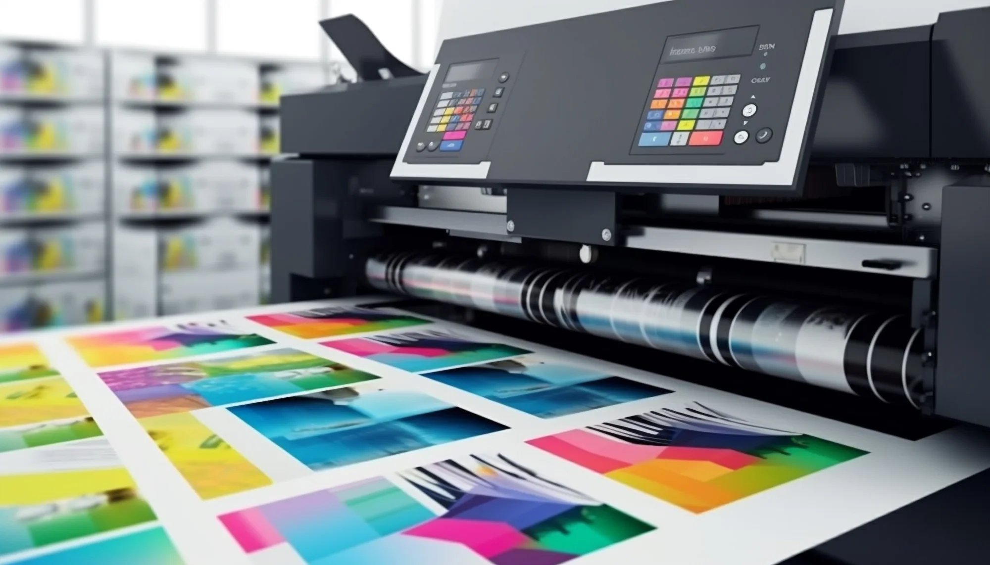 High-volume Commercial Offset Printing Press at Al Wahdah