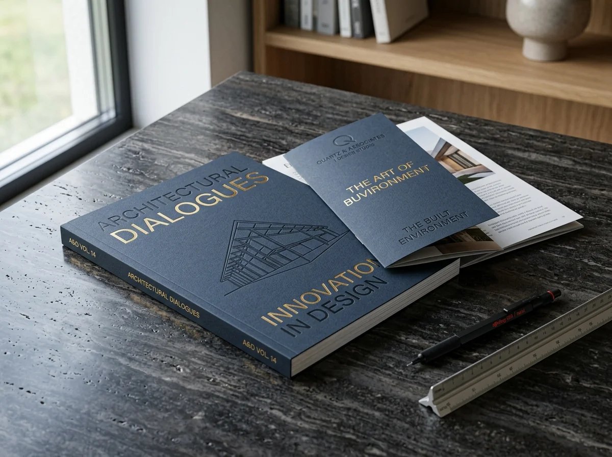Corporate Offset Print Publication with Spot Varnish