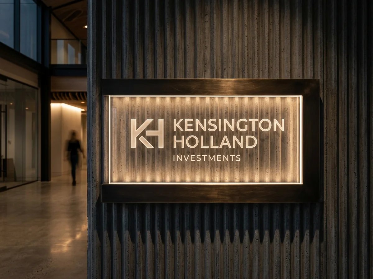 Architectural Edge-Lit Illuminated Acrylic Signage Fixture